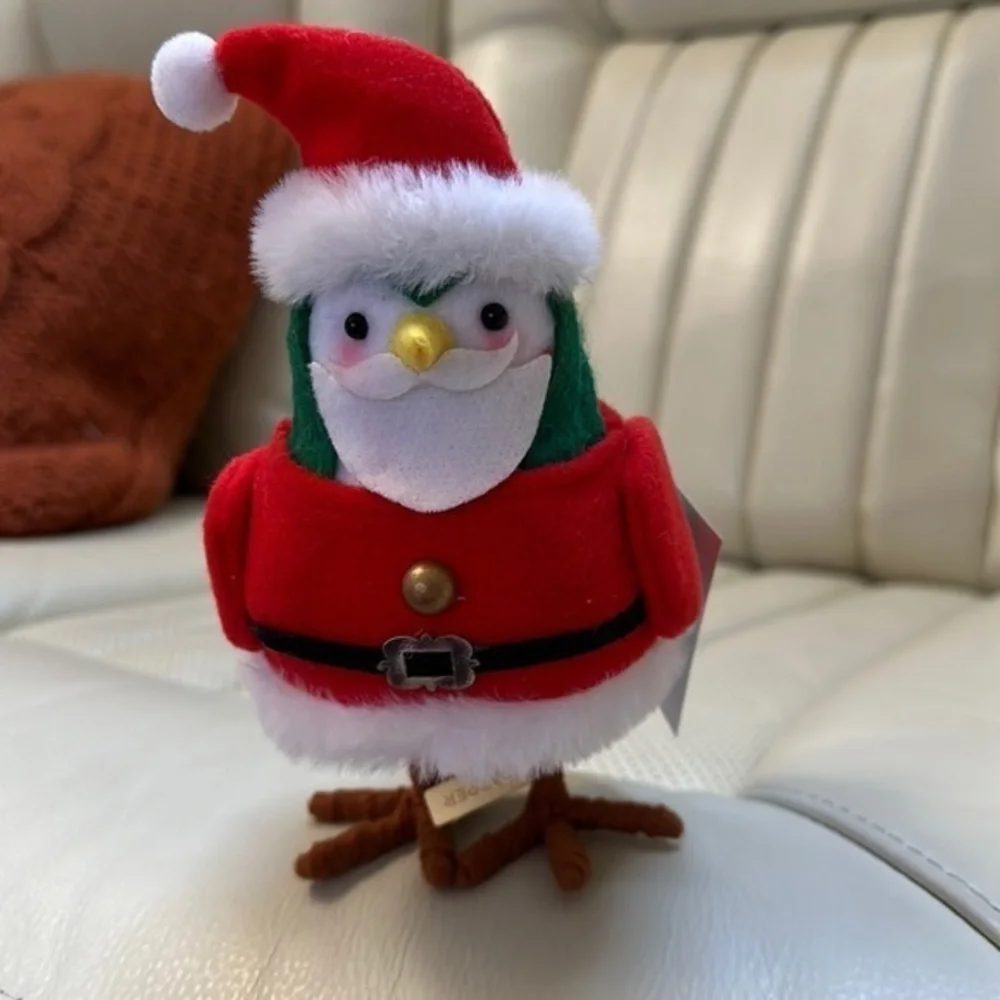 NEW Christmas 2023 Target DAPPER Felt Santa Claus Bird Figurine Wondershop
